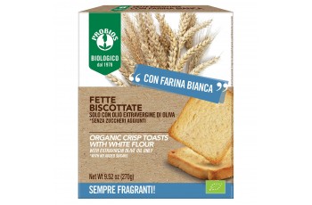 Fette Biscottate con Farina Bianca Bio - 270 gr