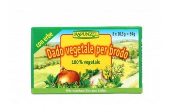 Dado Vegetale per brodo con Erbe Bio - 84 gr