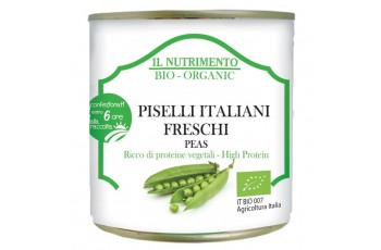 Piselli Italiani Freschi Bio - Scatola 340 gr - Bio Vita
