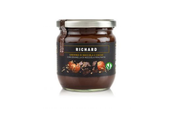 Cremino di Nocciole e Caco con Granella di Nocciole Pralinata - Richard 200 gr