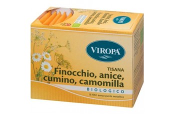 Tisana Finocchio, Anice, Cumino, Camomilla Bio - 28,5 gr